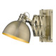 Hawthorn One Light Swing Arm (3824-A1W AB-AB)