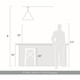 Conique Two Light Pendant (3988-18 DWA)