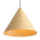Golden - 3988-24 LWA - Three Light Pendant - Conique - Light Walnut