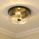 Rayne Two Light Flush Mount (4307-FM BLK-SD) Rayne Two Light Flush Mount (4307-FM BLK-SD)