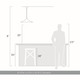 Vistara One Light Pendant (4741-20 SNW)