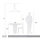 Vistara One Light Pendant (4741-35 SNB)