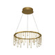 Golden - 5461-18 SSG - LED Chandelier - Lucerna - Stainless Steel Gold