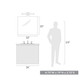 Elon LED Vanity Light (5623-B19 PW-OP)