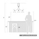 Lancaster Three Light Linear Pendant (6005-10 RBZ)
