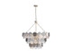 Golden - 6007-32 AGS-SPG - 13 Light Pendant - Cascada - Aegean Silver
