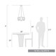 Marco Four Light Pendant (6068-4P WG)