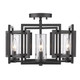 Marco Four Light Flush Mount (6068-FM BLK)