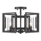 Marco Four Light Flush Mount (6068-FM BLK)