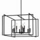 Tribeca Nine Light Chandelier (6070-9 BLK-BLK)
