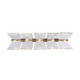 Serenity Five Light Linear Pendant (6072-LP PW-HWG)
