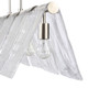 Serenity Five Light Linear Pendant (6072-LP PW-HWG)