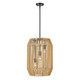 Golden - 6076-3P BLK-NR - Three Light Pendant - Marlee - Matte Black