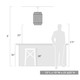 Marlee Three Light Pendant (6076-3P BLK-NR)