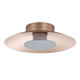 Golden - 6400-FM12 FRG-GRA - LED Flush Mount - Luma - French Gold