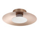 Golden - 6400-FM12 FRG-SAN - LED Flush Mount - Luma - French Gold