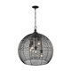 Calypso Five Light Pendant (6802-L BLK)
