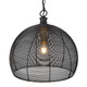 Calypso One Light Pendant (6802-M BLK)
