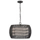 Everly Four Light Pendant (6805-4 BLK-MBR)