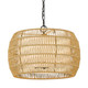Everly Four Light Chandelier (6805-4 BLK-NR)
