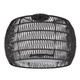 Everly Four Light Semi-Flush Mount (6805-4SF BLK-MBR)