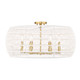 Ellie Six Light Semi-Flush Mount (6808-6SF MBG-WR)