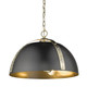 Aldrich Three Light Pendant (6928-3P AB-BLK)