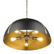 Aldrich Five Light Pendant (6928-5P AB-BLK)