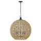Golden - 6933-5P BLK-NR - Five Light Pendant - Florence - Matte Black