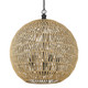 Florence Five Light Pendant (6933-5P BLK-NR)