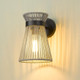 Avon One Light Wall Sconce (6938-1W BLK-BR)