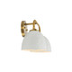Shepard Two Light Vanity (6950-BA2 MBS-WHT)
