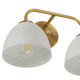 Shepard Two Light Vanity (6950-BA2 MBS-WHT)