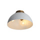 Shepard Three Light Flush Mount (6950-FM MBS-WHT)