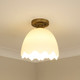 Brinkley One Light Semi-Flush Mount (6951-SF BCB-POR)