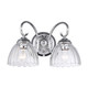 Golden - 6952-BA2 CH-CLR - Two Light Vanity - Audra - Chrome