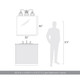 Audra Three Light Vanity (6952-BA3 BLK-CLR)