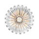 Audra One Light Semi-Flush Mount (6952-SF CH-CLR)