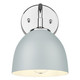 Zoey One Light Wall Sconce (6956-1W CH-MGY)