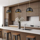 Zoey One Light Pendant (6956-L OG-BLK)