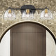 Roxie Three Light Bath Vanity (6958-BA3 BLK-BCB-CLR)