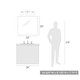 Roxie Three Light Bath Vanity (6958-BA3 BLK-BLK-CLR)