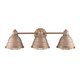 Golden - 7312-BA3 CP - Three Light Bath Vanity - Bartlett - Copper Patina