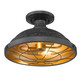 Bartlett Two Light Semi-Flush Mount (7312-SF BP)