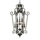 Golden - 8063-CG9 BUS - Nine Light Chandelier - Heartwood - Burnt Sienna