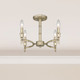 Cambay Four Light Semi-Flush Mount (8207-SF WG)