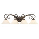 Homestead Four Light Vanity (8606-BA4 RBZ-TEA)