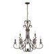 Homestead Nine Light Chandelier (8606-CN9 RBZ)