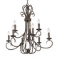 Homestead Nine Light Chandelier (8606-CN9 RBZ)