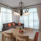 Homestead Five Light Chandelier (8606-D5 RBZ-TEA)